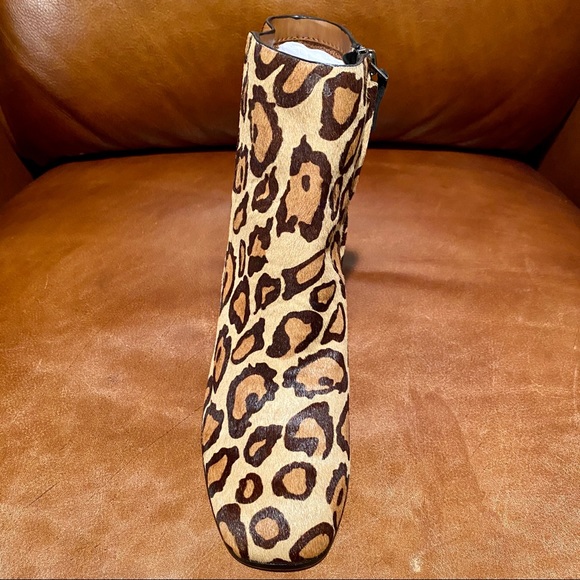 New Naked Feet Women’s Leopard Print Ankle Boots - Picture 3 of 9